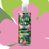 Natural wild rose shampoo with organic rosehip oil