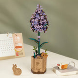 Wooden lilac flower craft kit Rowood flowers