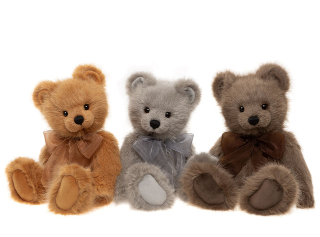 Matching woodland Charlie bears from the 2026 Plush Collection