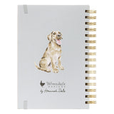 Wrendale Designs A5 Dog Notebook Paws for a Picnic (Green)