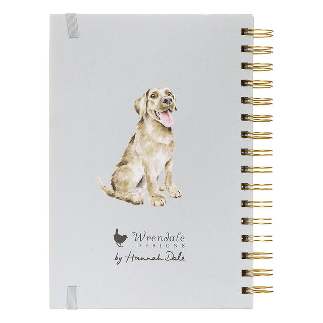 Wrendale Designs A5 Dog Notebook Paws for a Picnic (Green)