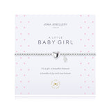 A beautiful silver plated heart with sparkling pink crystal for a girl is the perfect gift.