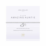 Wear this little heart for all to see because youre my auntie and so special to me. Silver plated cut out heart charm Joma bracelet