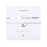 wear this little flower for all to see because youre my grandma and so special to me. Silver plated flower charm Joma bracelet