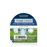 Yankee Candle Wax Melt Clean Cotton