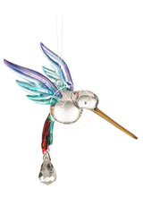 Wild Things Fantasy Glass Hummingbird Rainbow