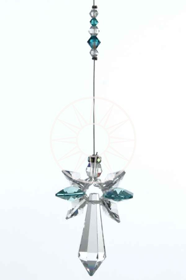 Wild Things Large Guardian Angel Blue Zircon