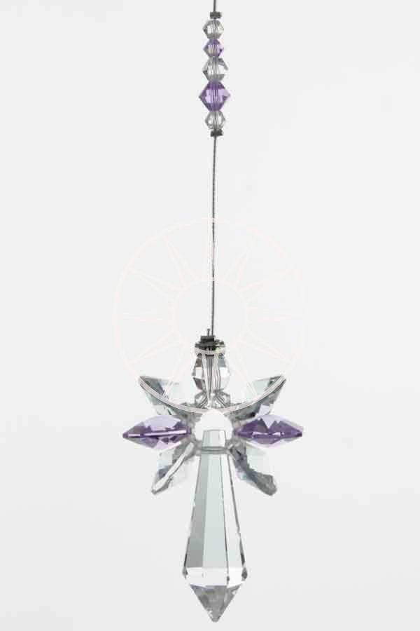 Wild Things Large Guardian Angel Light Amethyst