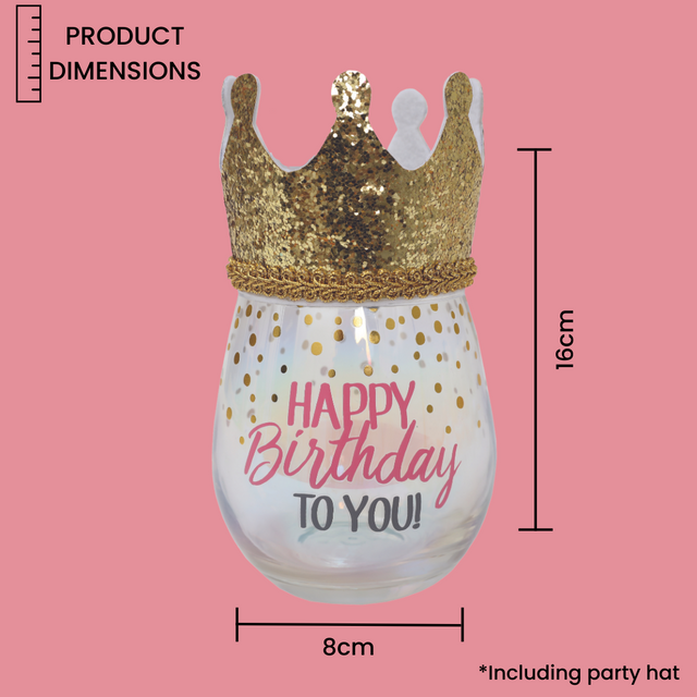 Splosh Celebration Glass - Happy Birthday