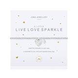 Wear this Joma bracelet on your way a reminder to live, love and sparkle every day