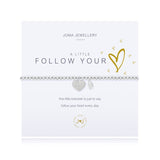 Let them know its okay to follow their heart with this silver jewelled heart pendant.