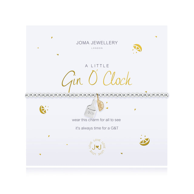 Wear this charm for all to see its always time for a G & T