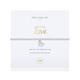 "Wear this silver heart every day, to bring a little love your way.

Send A Little Love to someone special with this adorable Joma bracelet. From our world-famous A Little collection, this silver-plated Joma bracelet lets your loved one wear her heart on her sleeve. Wrapped around one of our iconic Joma Jewellery cards and accompanied by a lovely poem, this delightful Joma bracelet makes the most wonderful gift for so many occasions.