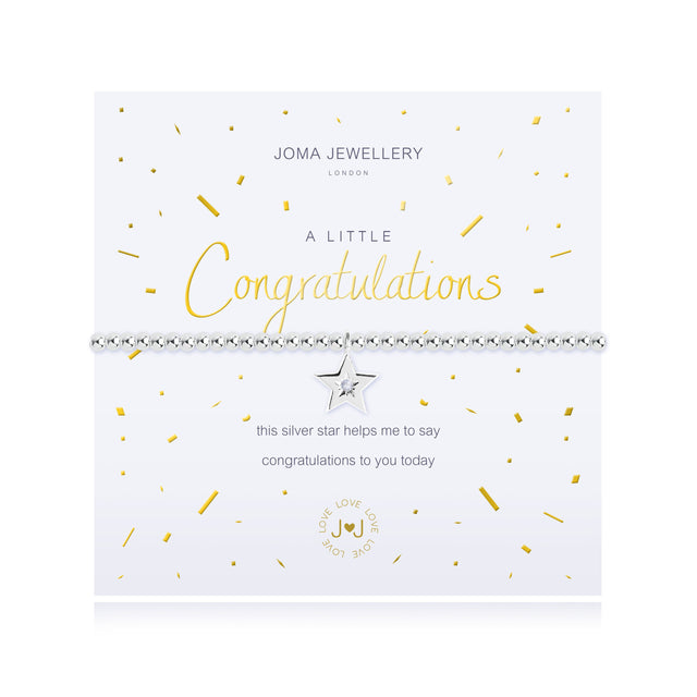This silver star helps me to say congratulations to you today