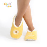 Splosh Women's Yellow Flower Slippers - Be Positive