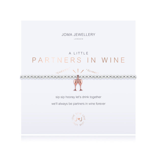 Sip sip hooray lets drink together, well always be partners in wine forever