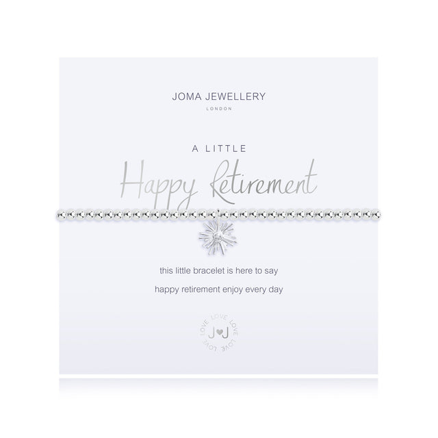 This little Joma bracelet is here to say, happy retirement, enjoy each day