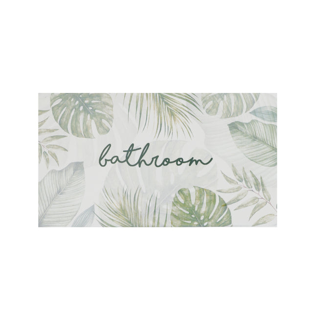 Splosh Botanical Door Plaque - Bathroom