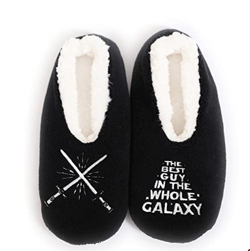 Splosh Men's Black Space Slippers