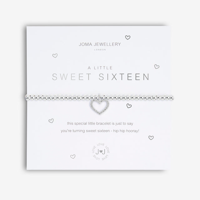 Complete their 16th birthday collection with this A Little Joma bracelet. Equally thoughtful and beautiful, this silver-plated Joma bracelet pairs a dainty design with the sweetest sentiment. Better yet, this Joma bracelet features our most-loved details, including a stretch bead design, stylised card and adorable poem.