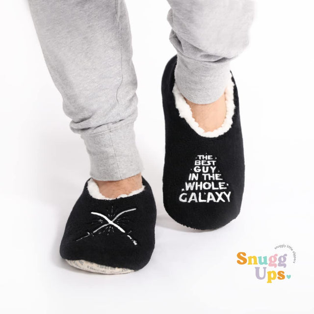 Splosh Men's Black Space Slippers