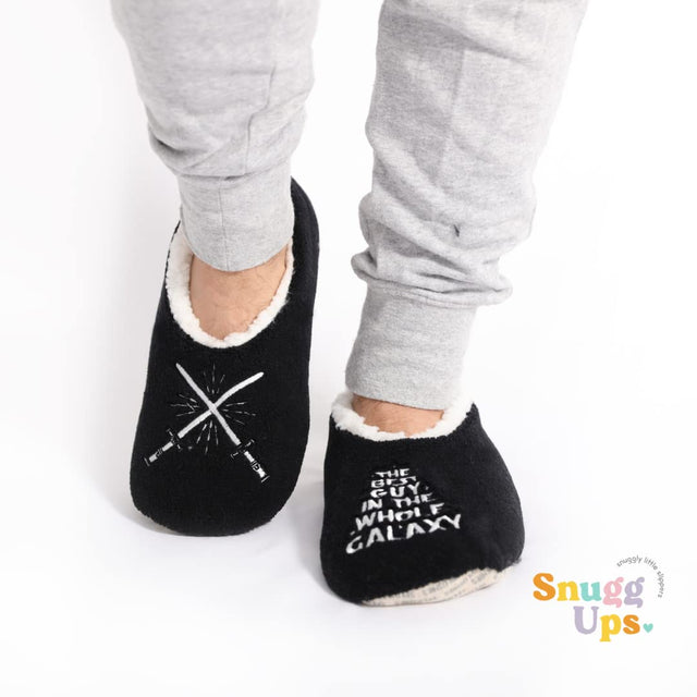 Splosh Men's Black Space Slippers
