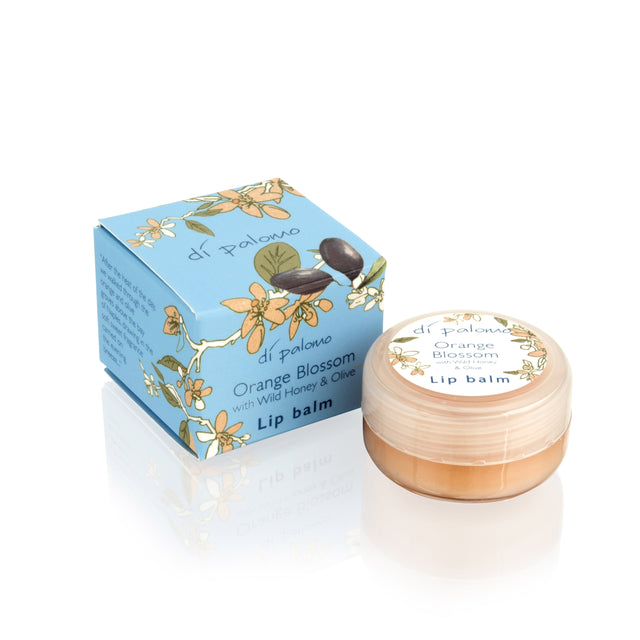 A luxurious Orange Blossom lip balm with beeswax and shea butter that melts on the lips to give a soft shiny finish with a subtle tint.  After the heat of the day, we walk through the olive & orange groves above the bay of Naples, drawing in the soft, sweet fragrance carried on the evening breeze.