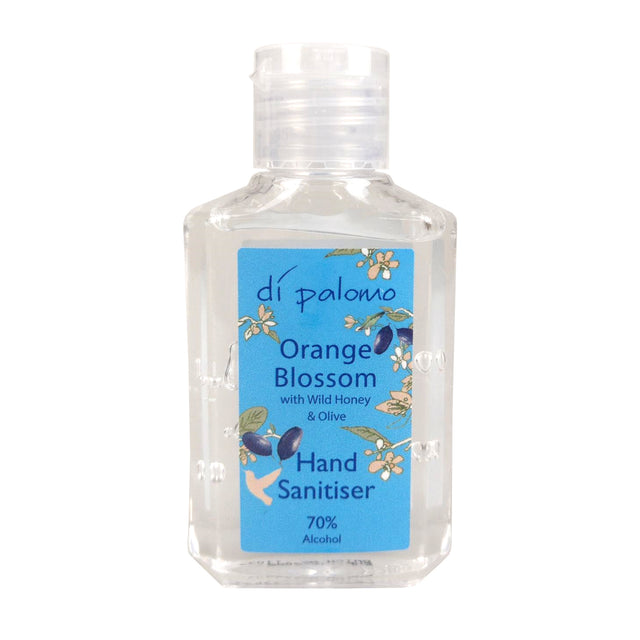 The perfect companion on the Go... Small and compact to fit in pockets and handbags, our Orange Blossom Hand Sanitiser is now a must have for any trip.Itâ€šs important to be able to sanitise on the go now, our formula can deliver the cleansing your hands need during busy days while the addition of aloe will moisturise and keep your skin from feeling dry.A must have for home life, work and trips out with friends.