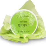 A luxuriously indulgent body butter blended using the finest ingredients of White Grape including shea butter, avocado oil and honey extract to truly nourish and leave even the driest of skin feeling soft, supple and radiant.  

Massage a generous amount into skin for a soft, smooth finish and deep re-hydration. All tied up in a gorgeous gift box, perfect for gifting‚¦not that you will want to give it away!