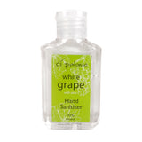 The perfect companion on the Go... Small and compact to fit in pockets and handbags, our White Grape Hand Sanitiser is now a must have for any trip.It‚s important to be able to sanitise on the go now, our formula can deliver the cleansing your hands need during busy days while the addition of aloe will moisturise and keep your skin from feeling dry.A must have for home life, work and trips out with friends.