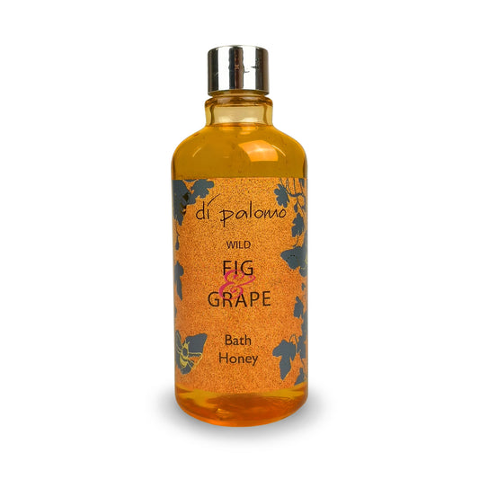 Drizzle into your bath under warm water and prepare to relax...Thicker than our Bathing Bubbles and more sumptuous, it really is made for pampering! Adorned with our Wild Fig & Grape scent and golden bees for that extra special touch, this is sure to be treat for you or a make a great gift for someone special! 
