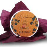 A luxuriously indulgent body butter blended using the finest ingredients of Wild Fig & Grape including shea butter, avocado oil and honey extract to truly nourish and leave even the driest of skin feeling soft, supple and radiant.  

Massage a generous amount into skin for a soft, smooth finish and deep re-hydration. All tied up in a gorgeous gift box, perfect for gifting‚¦not that you will want to give it away!