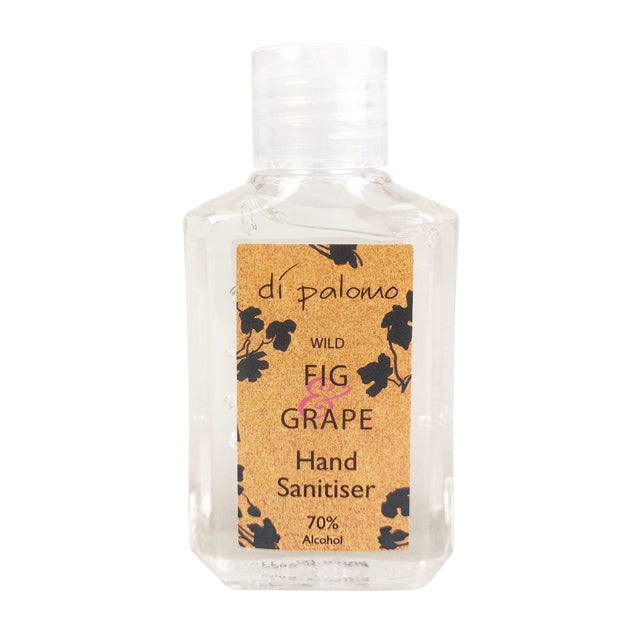The perfect companion on the Go... Small and compact to fit in pockets and handbags, our Wild Fig and Grape Hand Sanitiser is now a must have for any trip.Itâ€šs important to be able to sanitise on the go now, our formula can deliver the cleansing your hands need during busy days while the addition of aloe will moisturise and keep your skin from feeling dry.A must have for home life, work and trips out with friends.