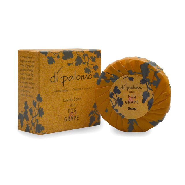 A creamy, cleansing soap bar enriched with the scents of Wild Fig & Grape. Perfectly sized to fit in your palm, leave your skin feeling soft and clean after you lather up.