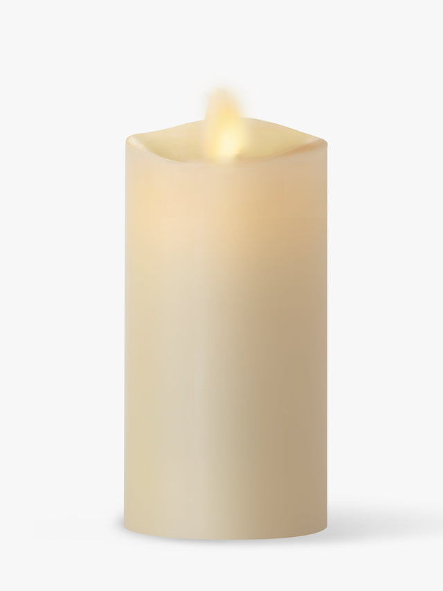 This indoorâ€šÂ 2.0"x 4.25" flameless candleâ€šÂ dances, flickers and sways so convincingly, you have to see it to believe it. Only Luminara flameless candles are born from patented technology, which means they are unrivaled as a safe way to bring more magic to any room.