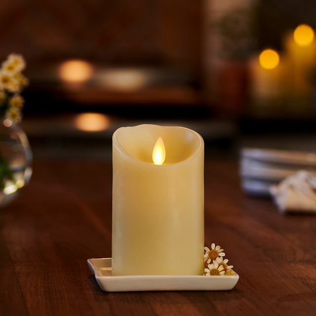 Luminara Indoor 3.0" x 4.5" Ivory Pillar