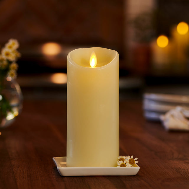 Luminara Indoor 3.0" x 6.5" Ivory Pillar