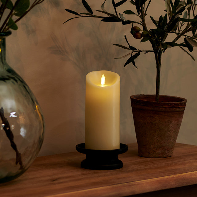 Luminara Indoor 3.0" x 6.5" Ivory Pillar