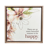 Splosh Blossom Framed Canvas 34x34