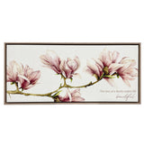 Splosh Blossom Framed Canvas 94x44