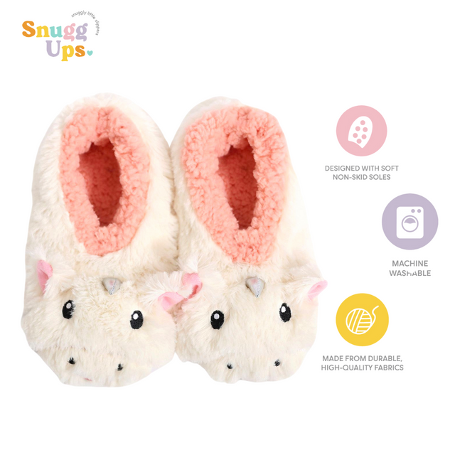 Splosh Toddlers White Unicorn Slippers