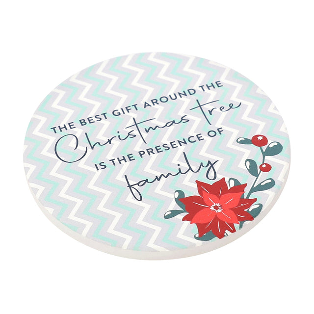 Splosh - Christmas Ceramic Coaster - Family