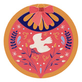 Splosh Christmas Coaster - Red Bauble