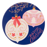 Splosh Christmas Coaster - Navy Bauble