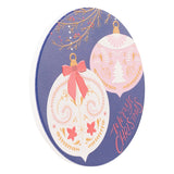 Splosh Christmas Coaster - Navy Bauble