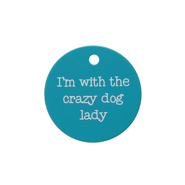 Splosh Dog Tag - Crazy Dog Lady ID Tag
