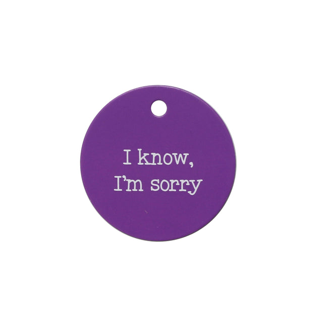 Splosh Dog Tag - Im Sorry Dog ID Tag