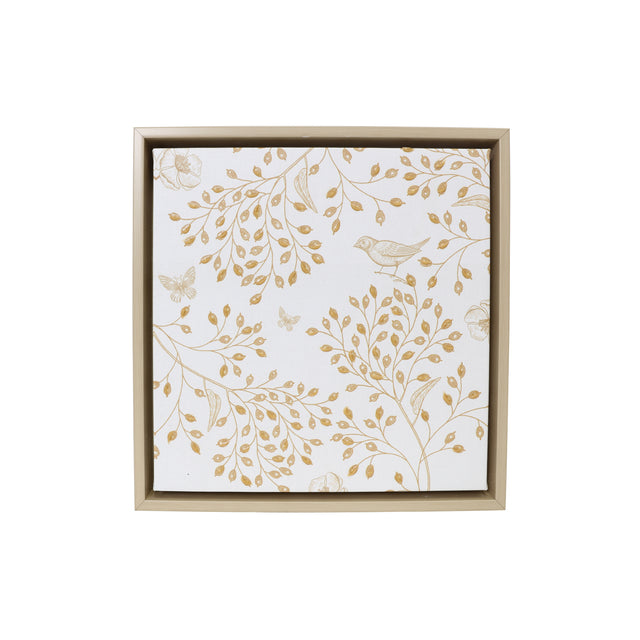 Splosh Full Bloom - Liht Framed Canvas 34 x 35