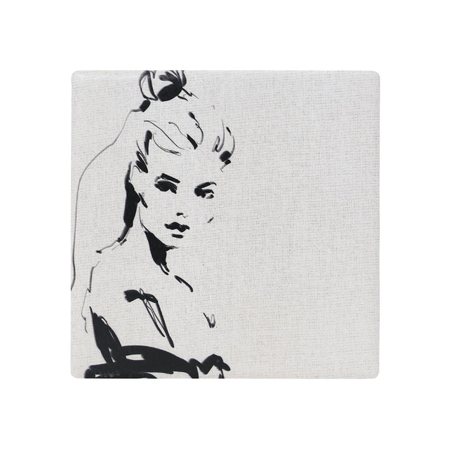 Splosh Full Bloom - Ceramic Coaster Lady