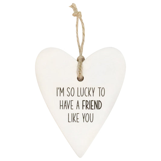The Friend Loving Heart makes a meaningful gift for a special friend that has improved your life just by being apart of it.